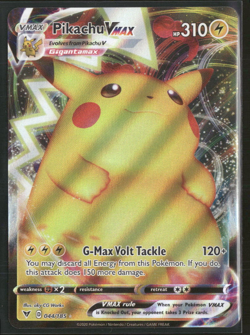 SWSH04: Vivid Voltage Pikachu VMAX #044/185