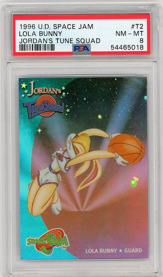 1996 Upper Deck Space Jam Jordan's Tune Squad Lola Bunny 8 PSA #T2