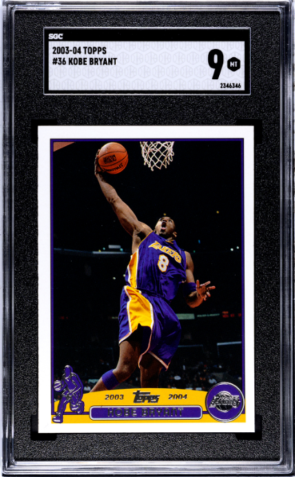 2003-04 Topps Kobe Bryant 9 SGC #36