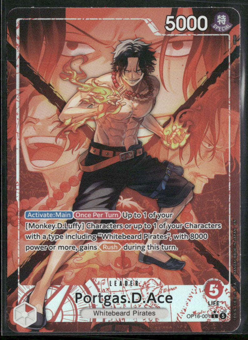 The Time of Battle Portgas.D.Ace (001) (Alternate Art) #OP16-001