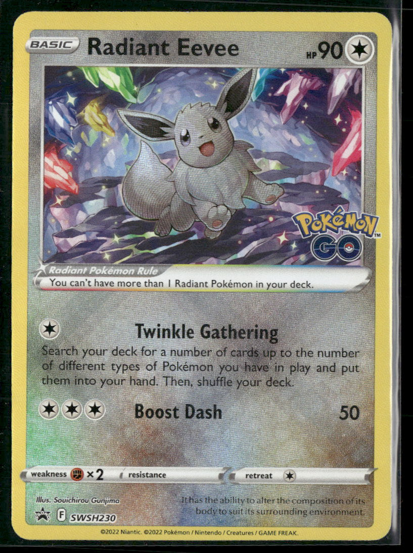 SWSH: Sword & Shield Promo Cards Radiant Eevee #SWSH230