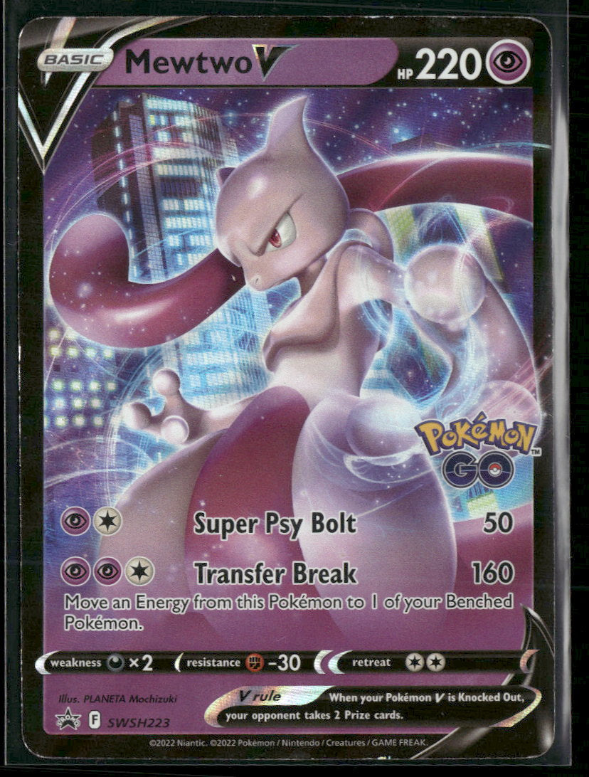 SWSH: Sword & Shield Promo Cards Mewtwo V #SWSH223