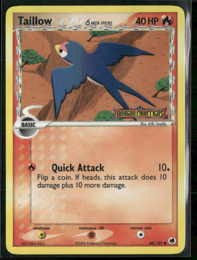 EX Dragon Frontiers Taillow (Delta Species) #66/101