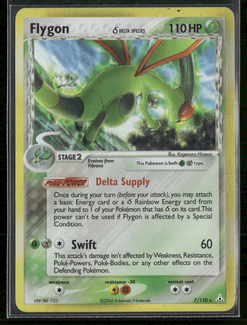 EX Holon Phantoms Flygon (Delta Species) #7/110 Damaged
