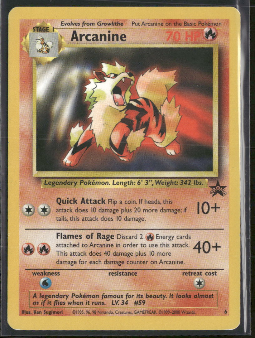 WoTC Promo Arcanine #06/53