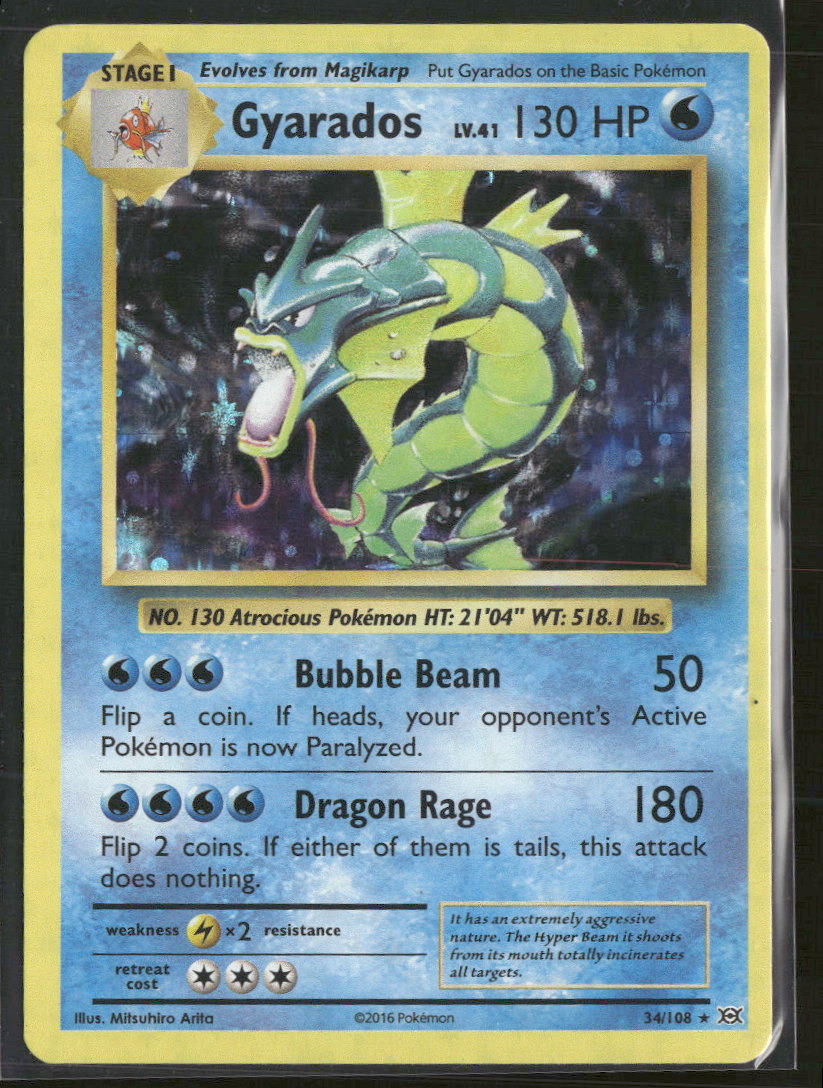 XY - Evolutions Gyarados #34/108
