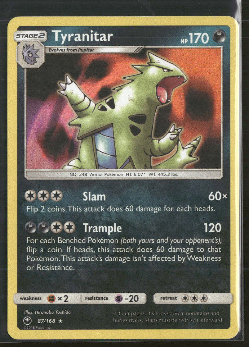 SM - Celestial Storm Tyranitar #87/168