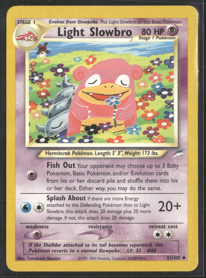 Neo Destiny Light Slowbro #051/105