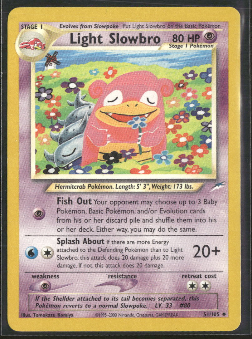 Neo Destiny Light Slowbro #051/105
