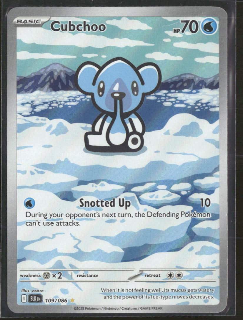 SV: Black Bolt Cubchoo #109/086