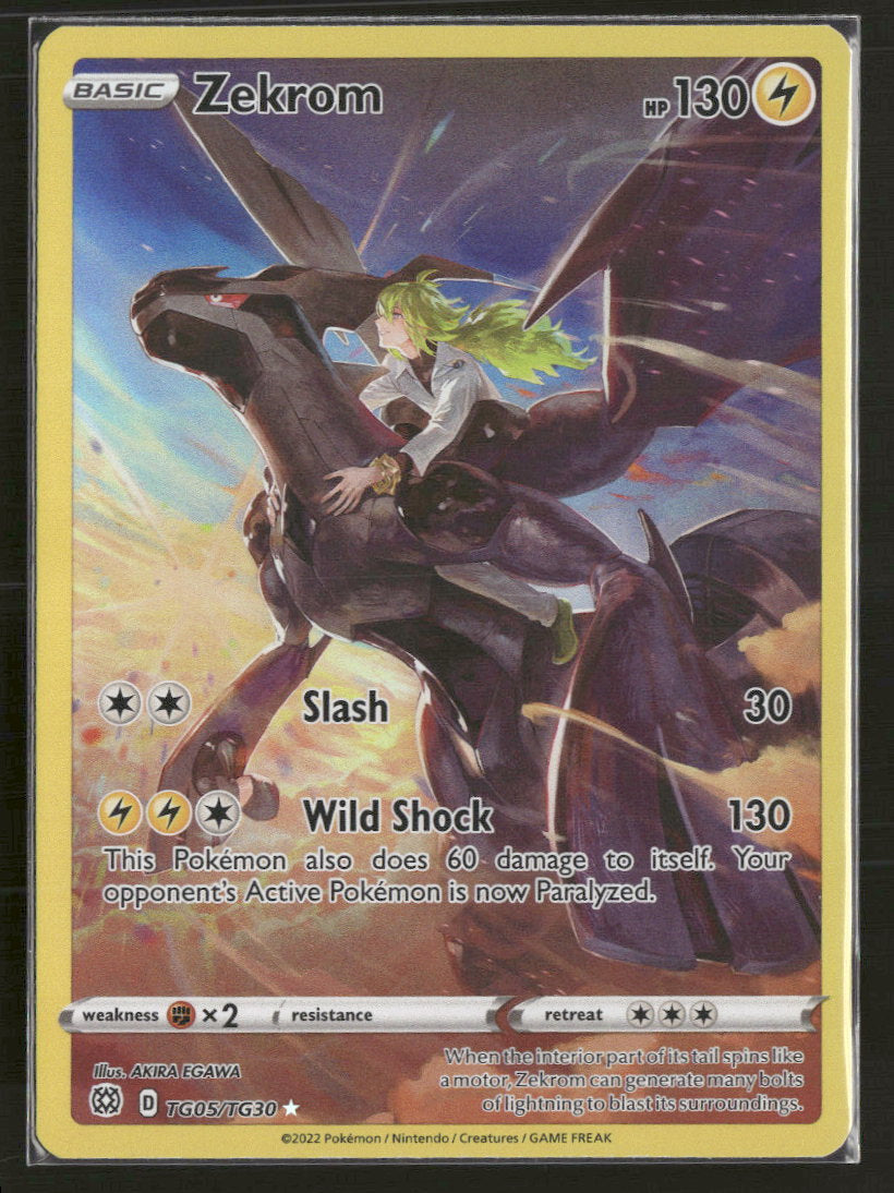 SWSH09: Brilliant Stars Trainer Gallery Zekrom #TG05/TG30