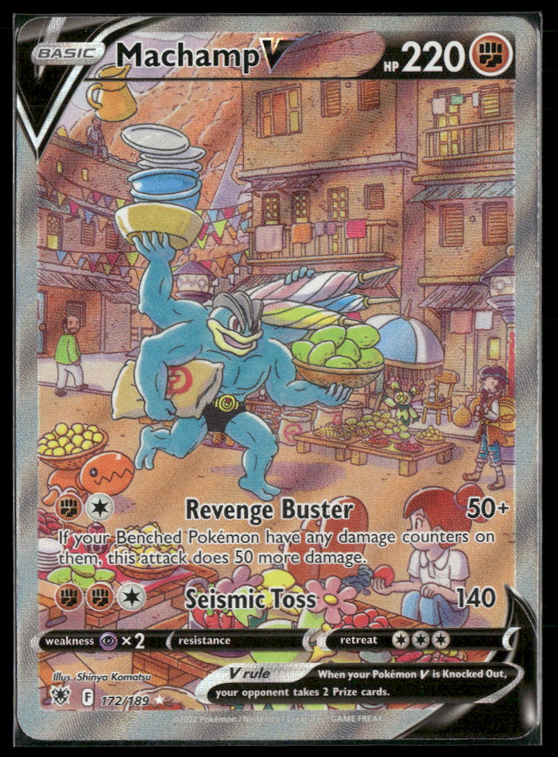 SWSH10: Astral Radiance Machamp V (Alternate Full Art) #172/189