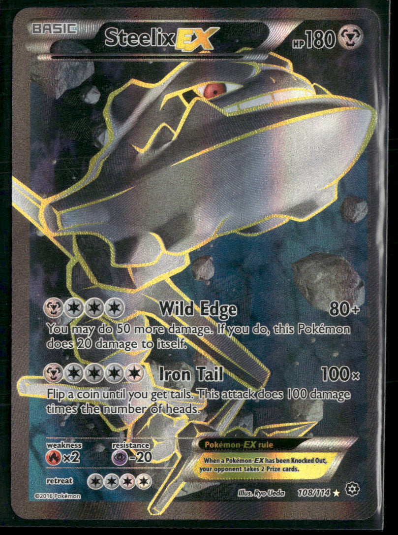 XY - Steam Siege Steelix EX (Full Art) #108/114