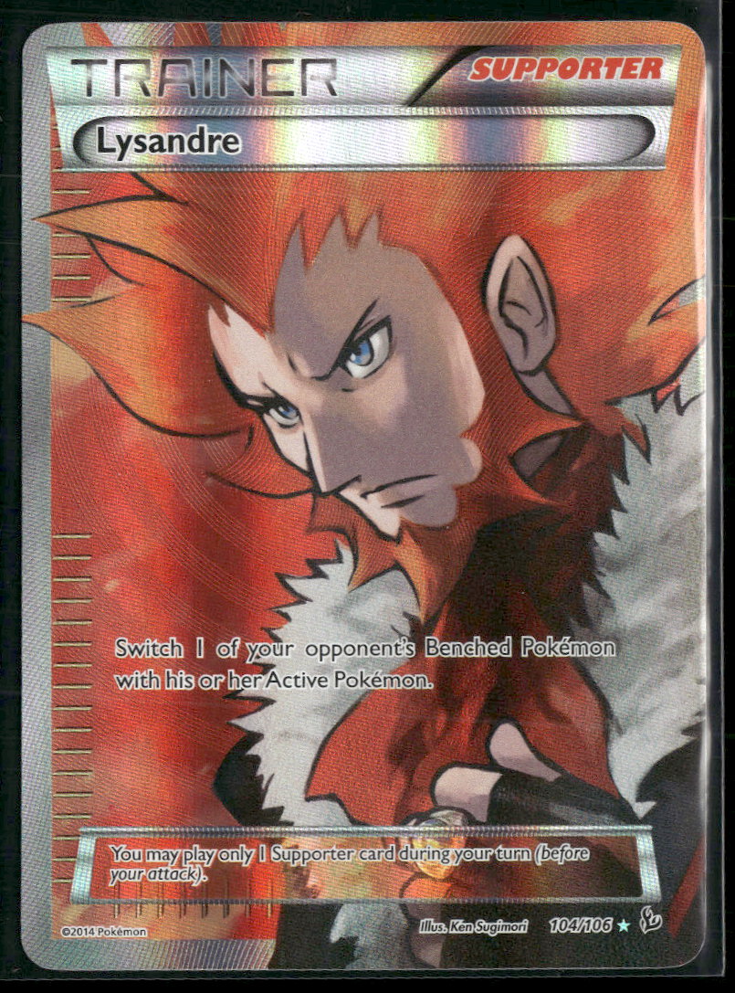 XY - Flashfire Lysandre (104 Full Art) #104/106
