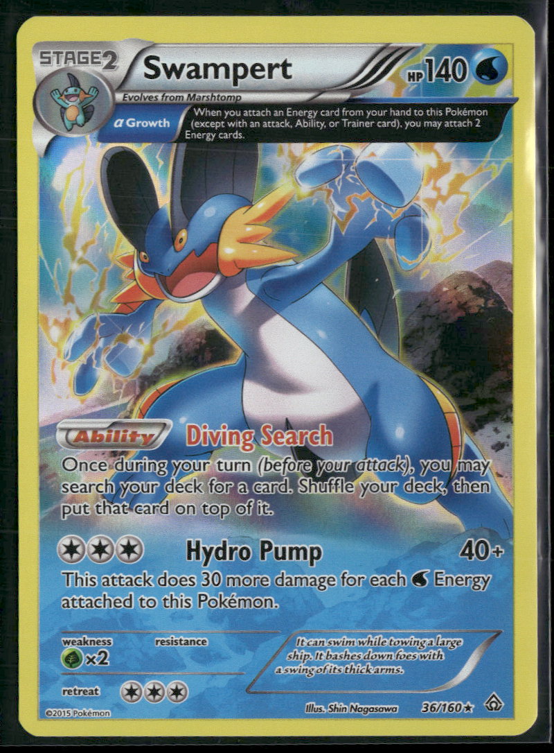 XY - Primal Clash Swampert (Alpha) #36/160