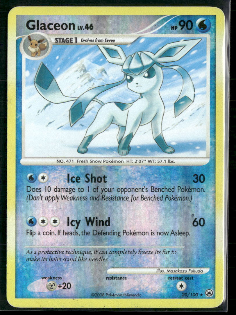 Burger King Promos Glaceon #020/100