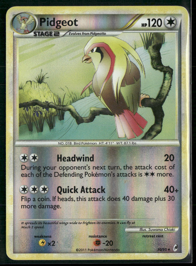 Call of Legends Pidgeot #30/95