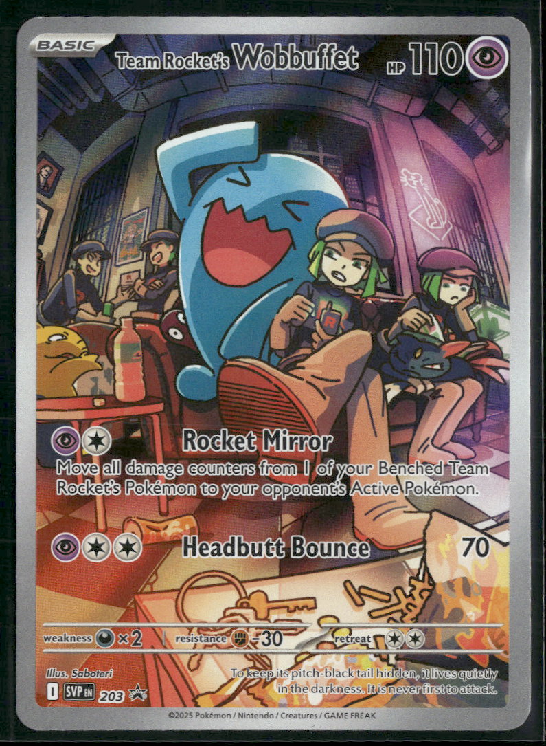 SV: Scarlet & Violet Promo Cards Team Rocket's Wobbuffet #203