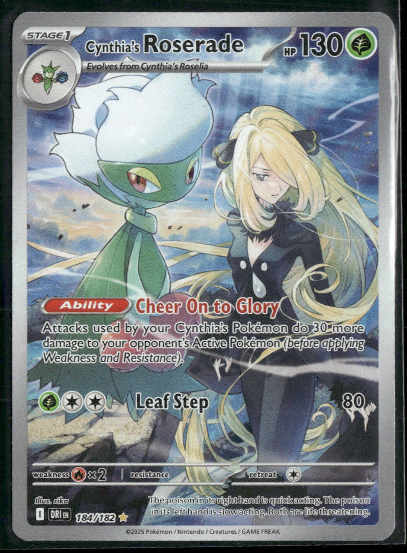 SV10: Destined Rivals Cynthia's Roserade #184/182