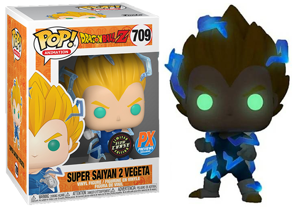 Super Saiyan 2 Vegeta (Glow in the Dark, Dragon Ball Z)  709 - Previews Exclusive **Chase**