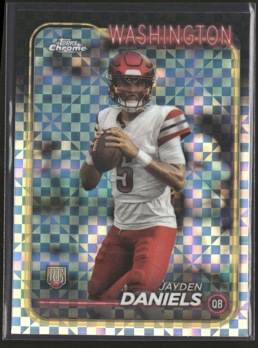 2024 Topps Chrome X-Fractor Jayden Daniels RC #201