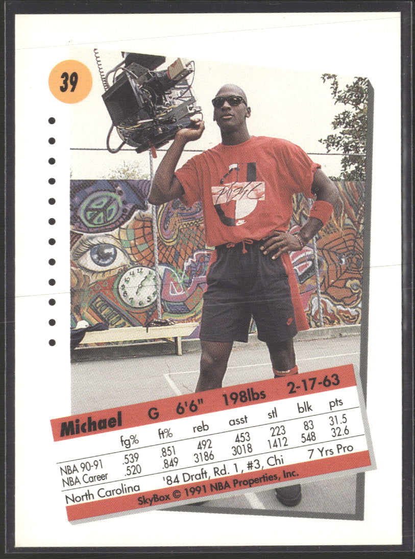1991-92 SkyBox Michael Jordan #39