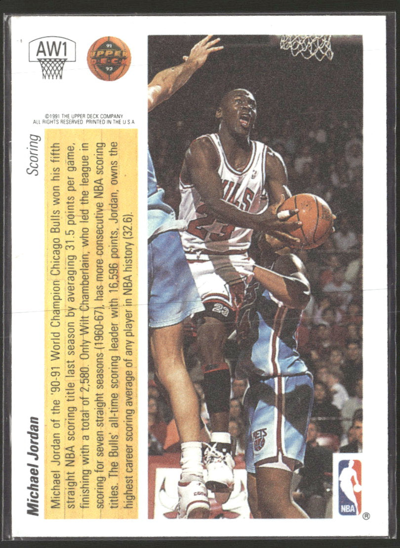 1991-92 Upper Deck Award Winner Holograms Michael Jordan #AW1