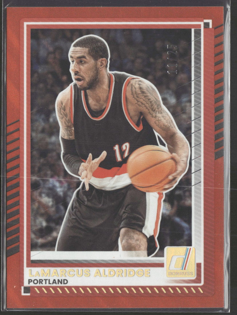 2025-26 Donruss Orange Lava LaMarcus Aldridge #/25 #163