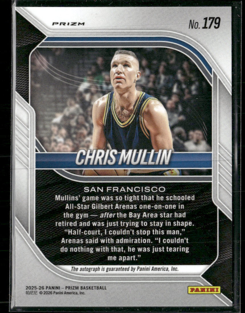 2025-26 Panini Prizm Chris Mullin #179