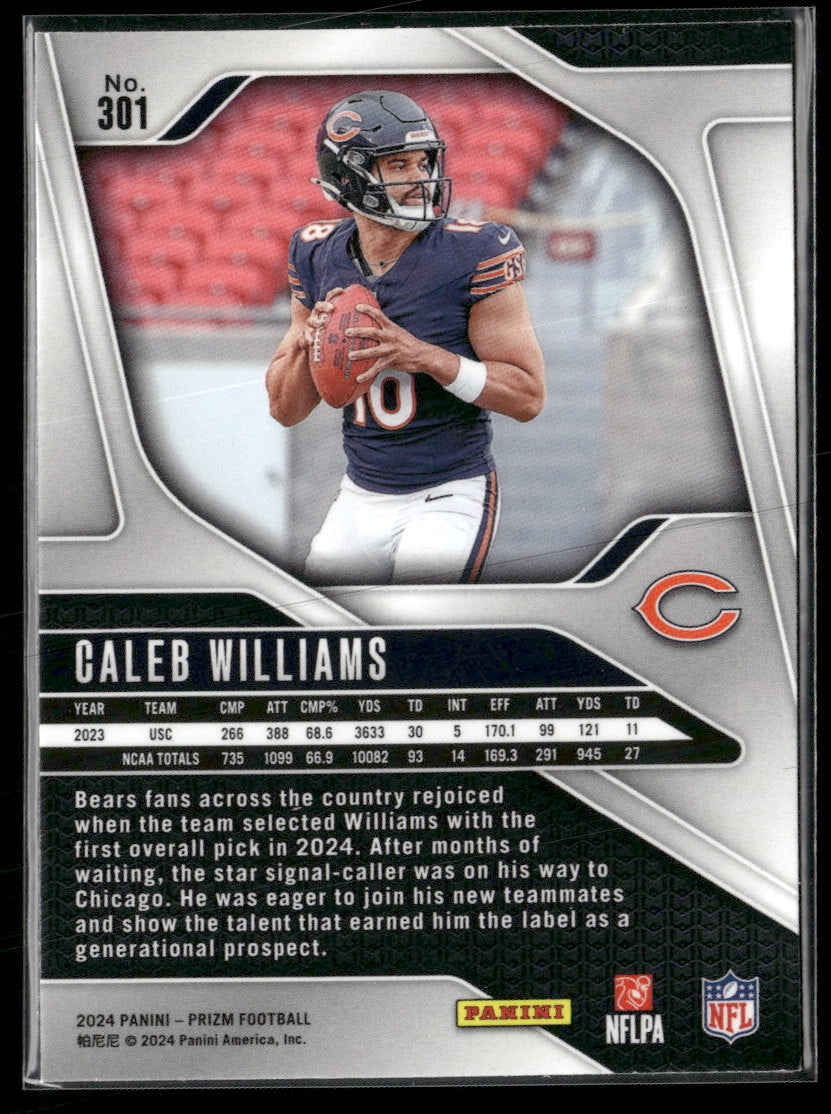 2024 Panini Prizm Caleb Williams RC #301