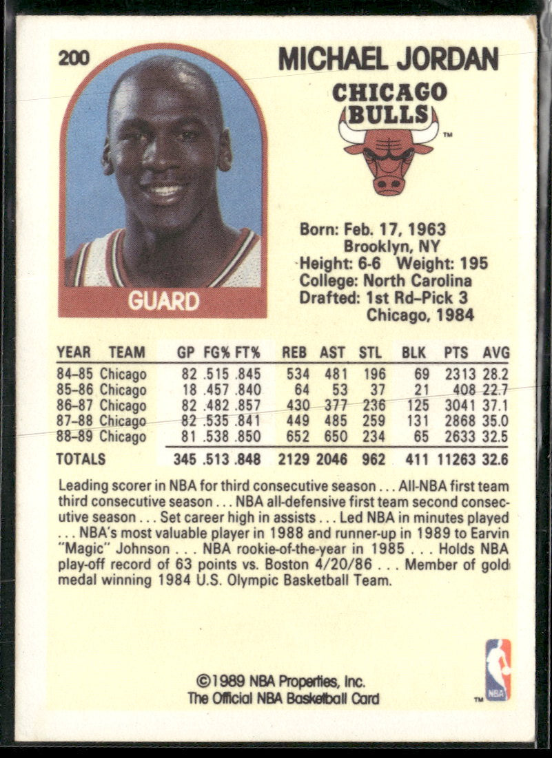 1989-90 Hoops Michael Jordan #200