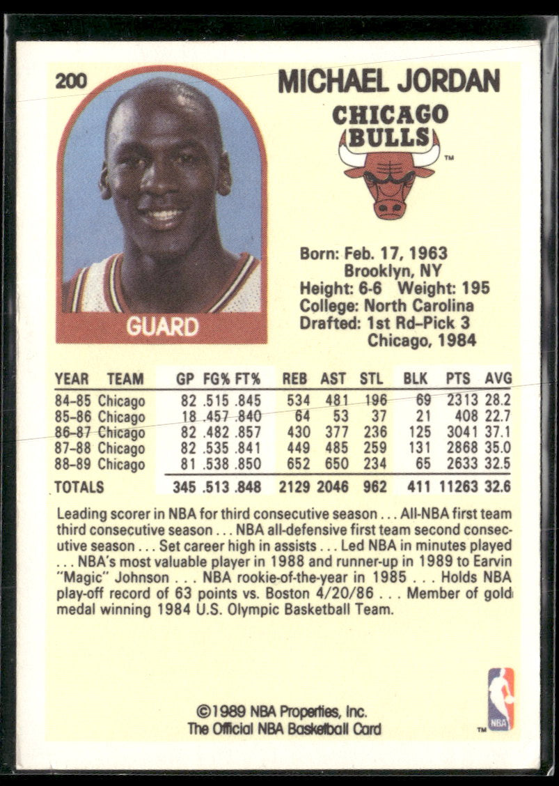 1989-90 Hoops Michael Jordan #200