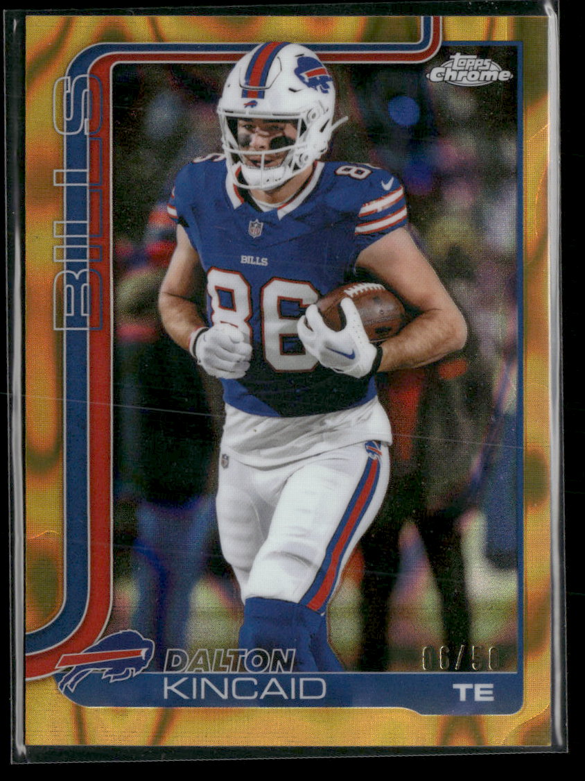 2025 Topps Chrome Gold Refractor Dalton Kincaid #/50 #37