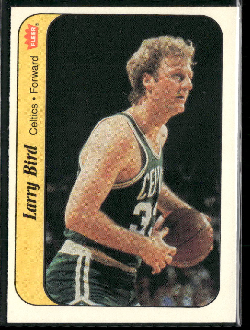 1986-87 Fleer Stickers Larry Bird #2