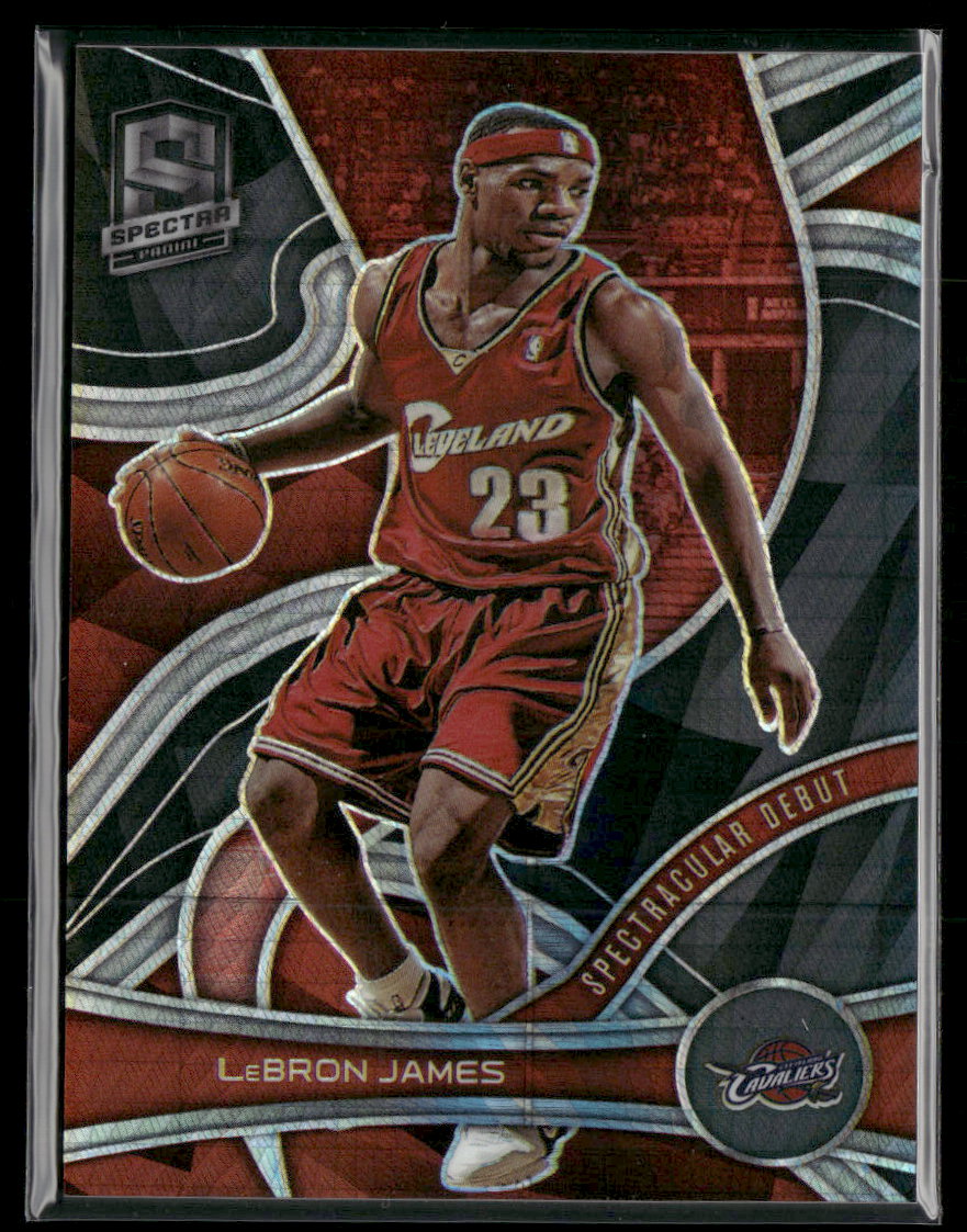2021-22 Panini Spectra Asia Red LeBron James #154