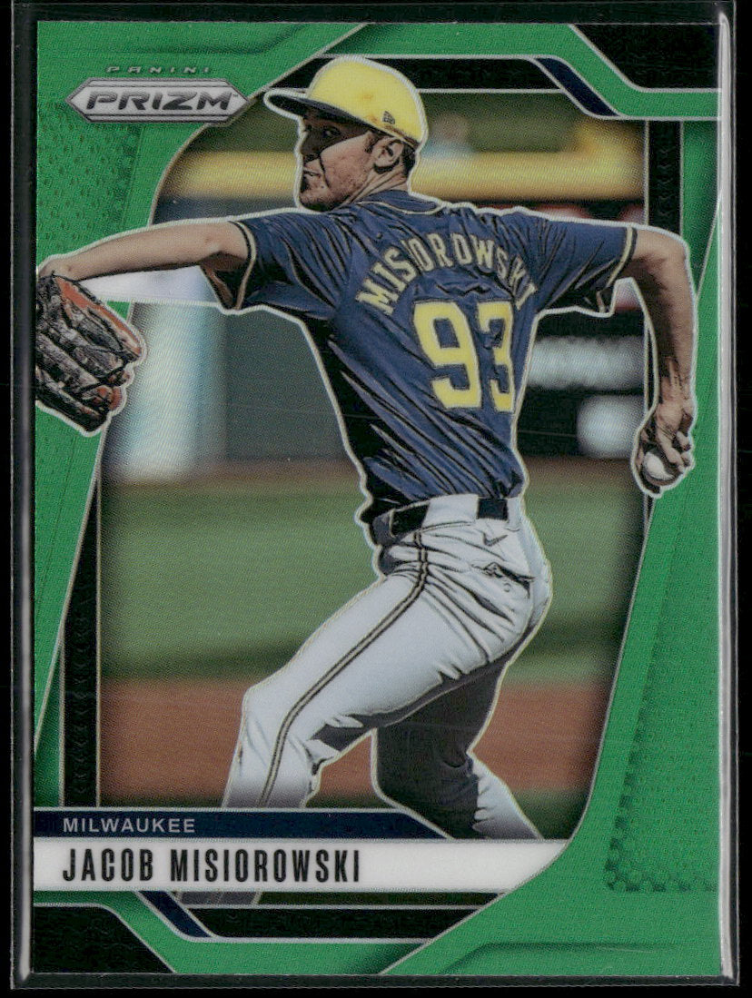 2025 Panini Prizm Green Prizms Jacob Misiorowski #4