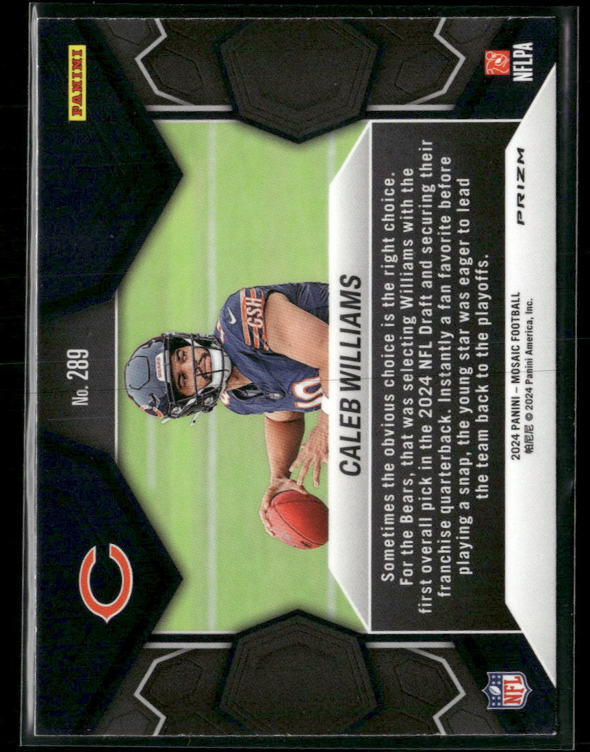2024 Panini Mosaic Mosaic Green Caleb Williams #289