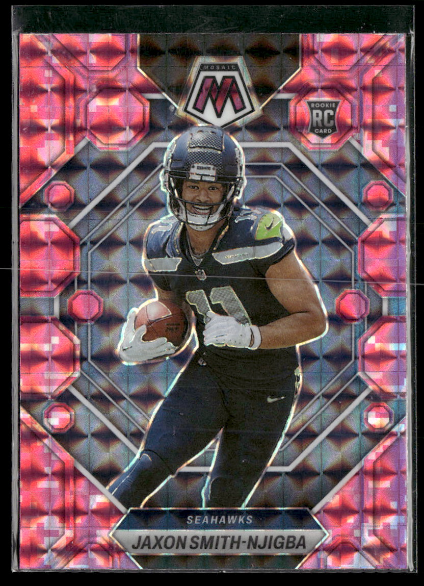 2023 Panini Mosaic Camo Pink Mosaic Jaxon Smith-Njigba RC #331