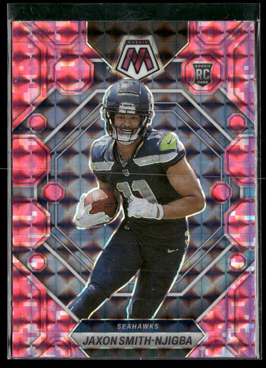 2023 Panini Mosaic Camo Pink Mosaic Jaxon Smith-Njigba RC #331