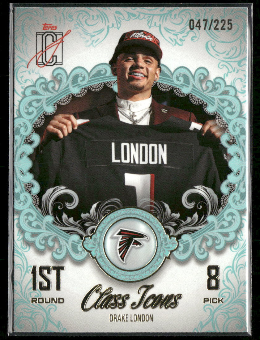 2025 Topps Signature Class Class Icons Teal Drake London #/225 #CI-13