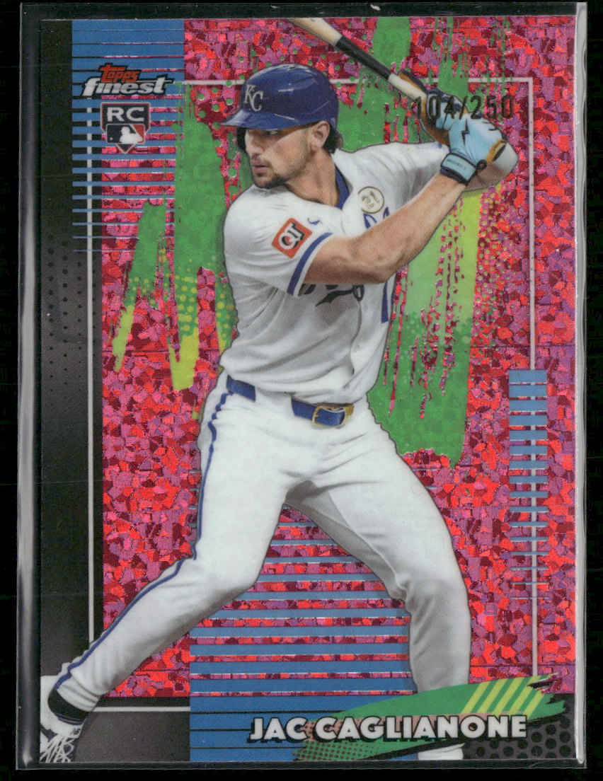 2026 Finest Pink Mini-Diamond Refractors Jac Caglianone RC #/250 #1