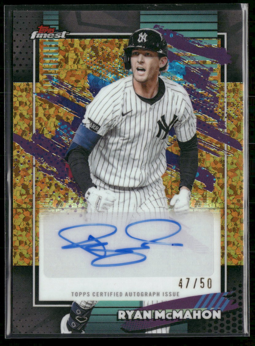 2026 Finest Finest Mega AU Gold Mini Diamond Ryan McMahon #/50 AU #FMA-RM