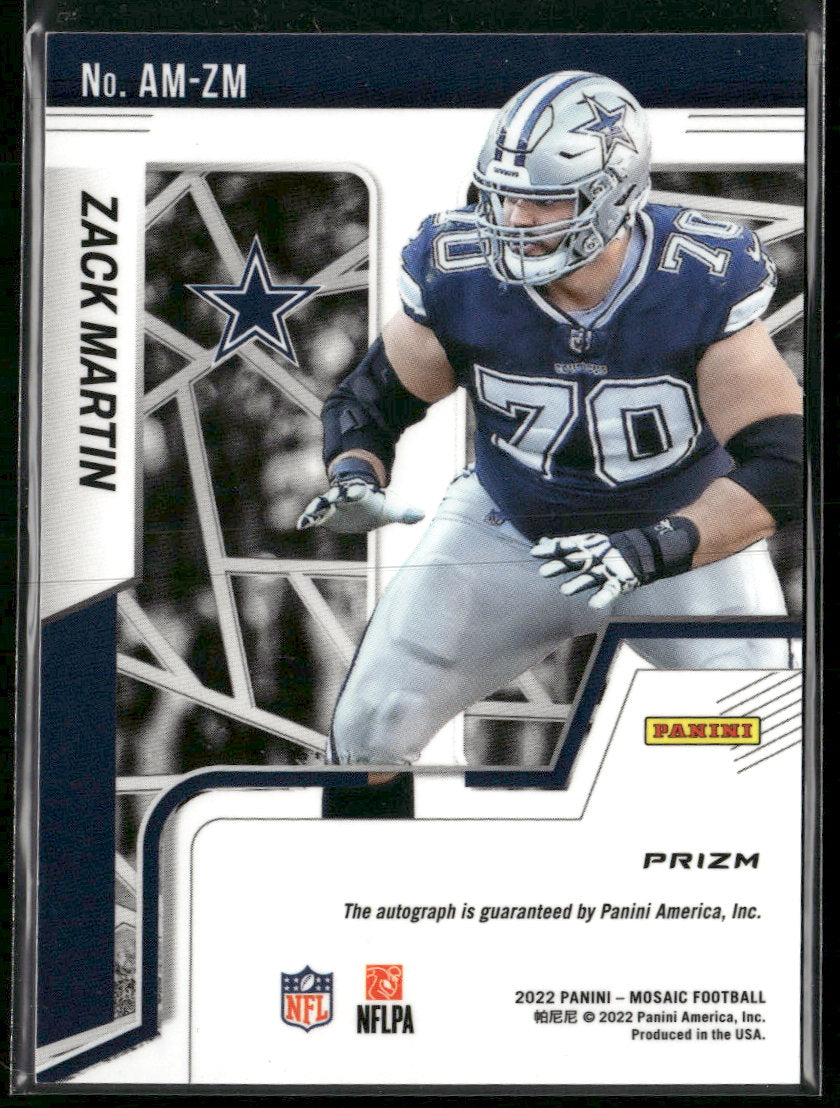 2023 Panini Mosaic Draft Picks Autographs Mosaic Zach Charbonnet AU #AM-ZCH