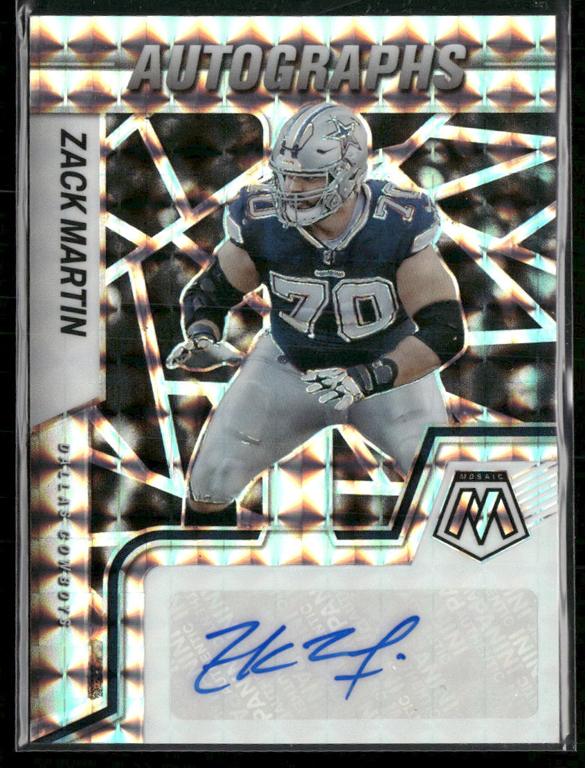 2023 Panini Mosaic Draft Picks Autographs Mosaic Zach Charbonnet AU #AM-ZCH