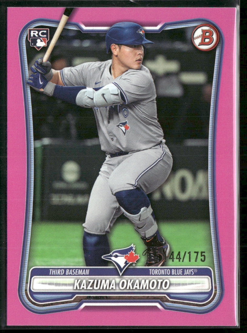 2026 Bowman Pink Kazuma Okamoto RC #/175 #28