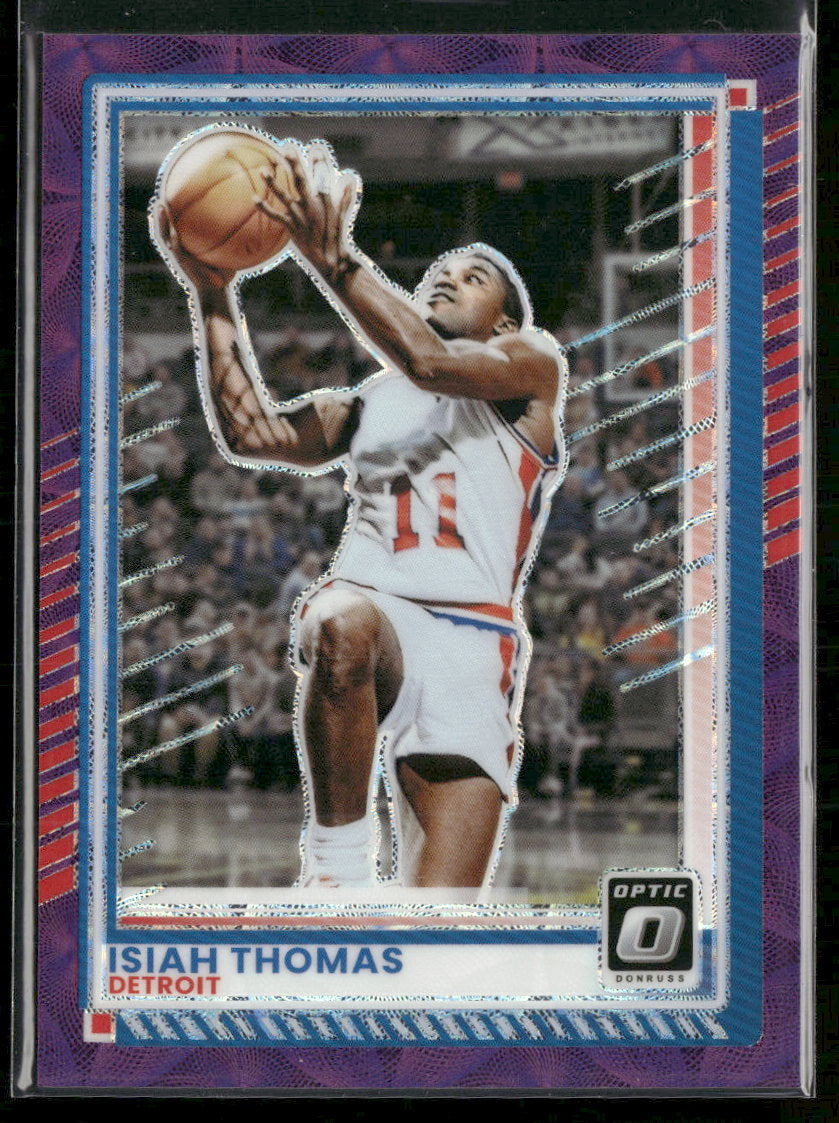 2025-26 Donruss Optic Pink Velocity Isiah Thomas #/75 #148