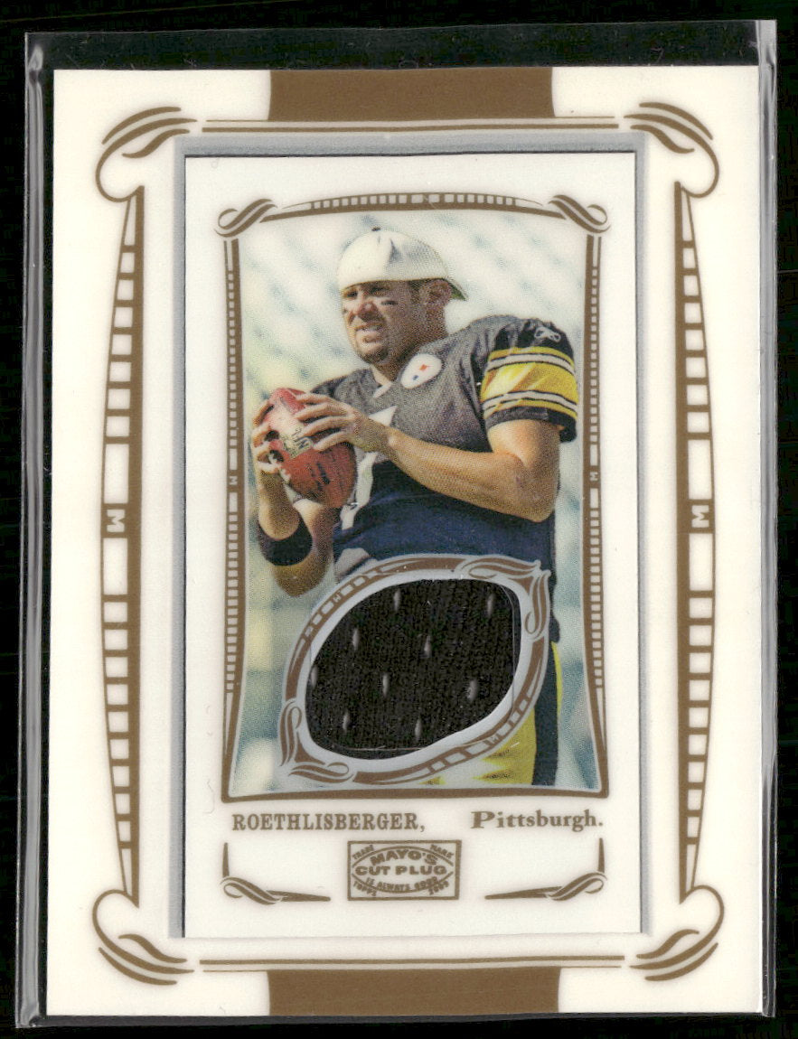 2009 Topps Mayo Relics Ben Roethlisberger #MR-BRO
