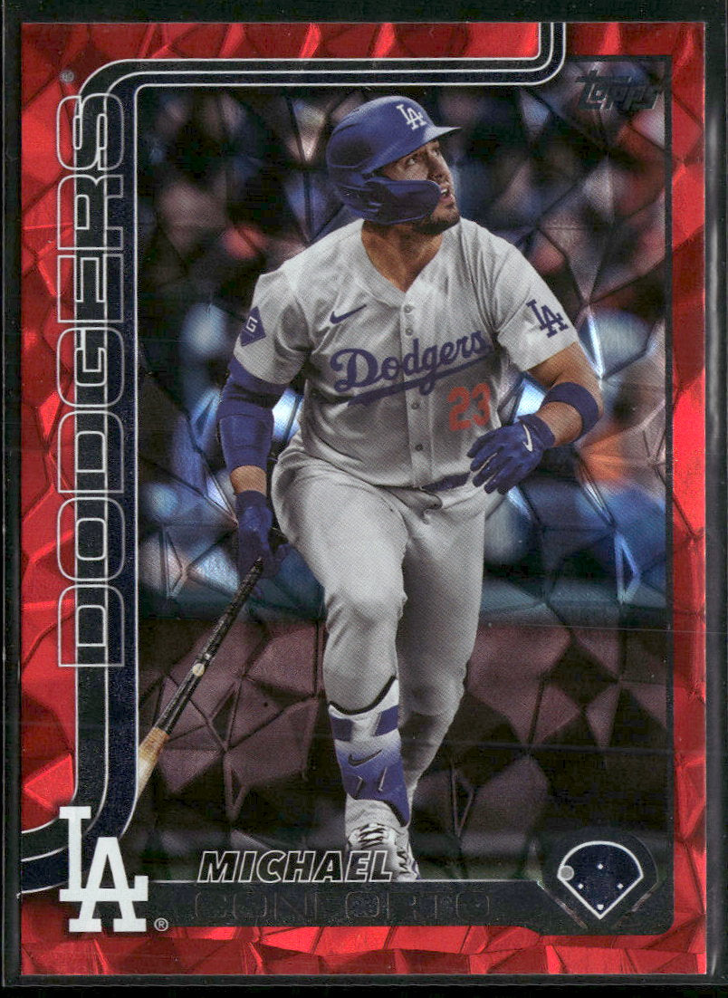2025 Topps Red Diamante Michael Conforto #/5 #476