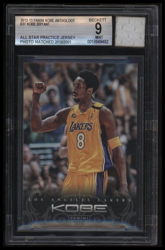 2012-13 Panini Kobe Anthology Kobe Bryant 9.0 BGS #37