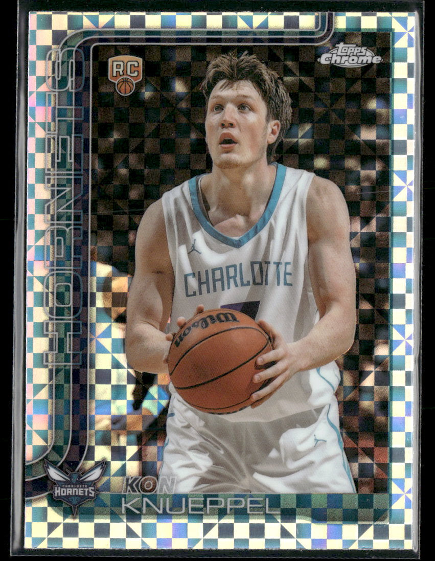 2025-26 Topps Chrome X-Fractor Kon Knueppel RC #254